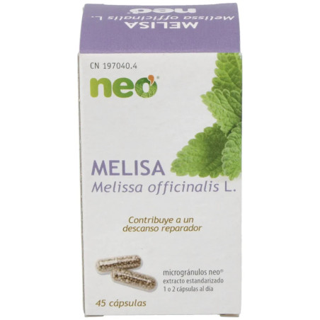 Comprar Neo Melisa Microgranulos, 45 cápsulas.