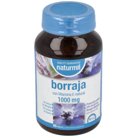 Comprar Naturmil Borraja, 90 perlas de 1000 mg.