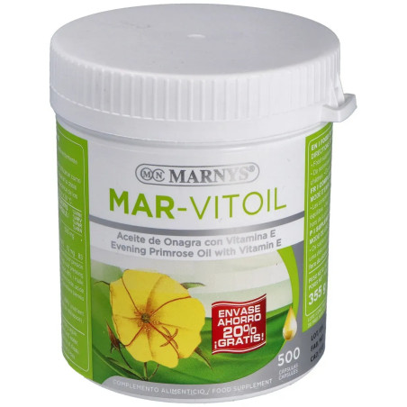 Comprar Marnys Aceite de Onagra Mar-vitoil, 500 mg, 500 perlas