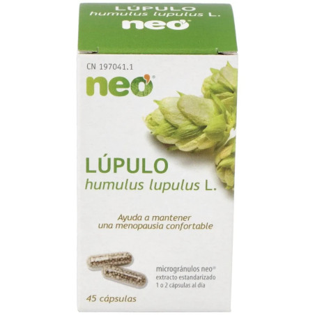 Comprar Neo Lupulo Microgranulos, 45 Cápsulas.
