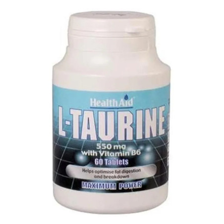 Comprar Health Aid L-Taurina, 60 comprimidos de 550 mg.