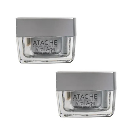 Comprar Atache Vital Age Wrinkle Attack Antiarrugas Noche Duplo, 2x50 ml